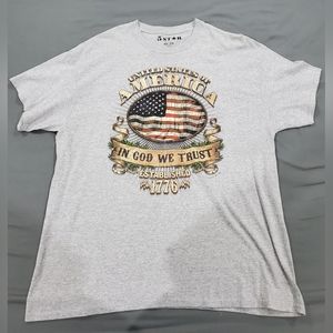 AMERICA In God We Trust shirt ☆ mens XL ☆ short sleeve